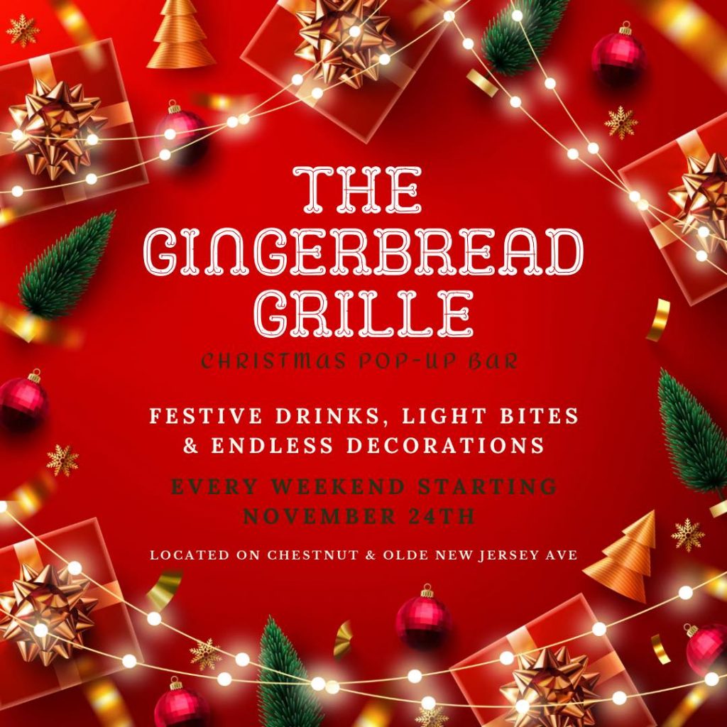 The Gingerbread Grill Christmas Pop-Up Bar in North Wildwood, NJ