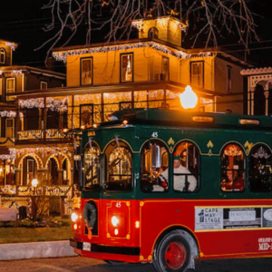 Cape May, NJ Holiday Lights Trolley Ride